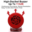 Red Electric Motor Alarm Siren 110V 114dB