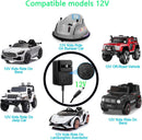 12V Charger for Ride-On Toy Cars, Power Wheels, Electric Vehicles & SUVs