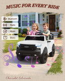 24V Electric 2-Seater Kids Ride-On Car with Remote Control, Bluetooth, and LED Lights