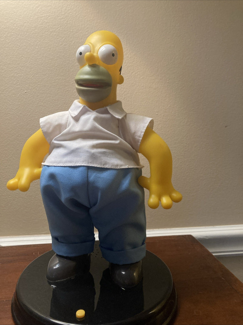 Working Talking and Dancing Homer Figurine Without Box