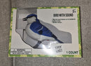 Interactive Blue Bird Motion Sensor Toy with Sound for Ages 3+