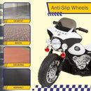 Black Electric 3-Wheel Police Motorcycle Ride-On Toy for Kids