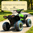 Green 12V Kids Electric ATV 4-Wheeler with Dual Motor High and Low Speed