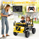 24V Electric Ride-On Excavator with Remote Control and 4WD Capability