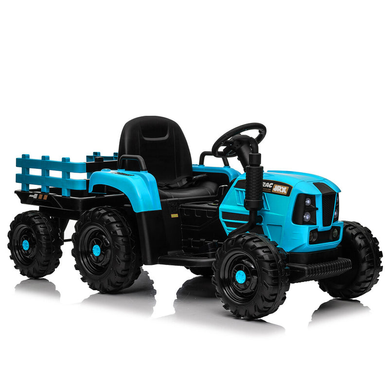 24V 400W Electric Ride-On Tractor Toy with Trailer