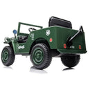 Electric Military Jeep Ride-On Toy