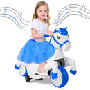OLAKIDS 2-in-1 Battery-Powered Motorcycle and Unicorn Ride-On