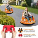 Electric 12V 360° Spin Bumper Car for Kids