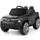 TRINEAR 24V Black Chevrolet Silverado Electric Ride-On Car for Kids