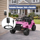 12V Ride-On Toy Charging Adapter with 6.6FT Cable and 5.5mm x 2.1mm Round Plug