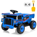 12V Remote Control Electric Dump Truck for Kids with Bluetooth Music and LED Lights