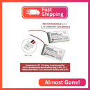 MakerFocus 3.7V 3000mAh Lithium Polymer Rechargeable Battery Pack for ESP32 (Set of 4)