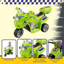 Kids' 3-Wheel Electric Motorcycle with 6V Battery in Green