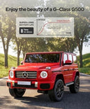Mercedes Benz G-Class G500 SUV Ride-On Toy for Older Kids - 2 Seater, Red