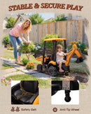 JCB 12V Remote-Controlled 3-in-1 Ride-On Excavator and Bulldozer for Kids