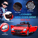 Licensed Mercedes SLC 300 12V Kids Ride-On Car with Remote Control - Red