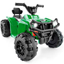 12V Electric ATV Ride-On for Kids, Bluetooth 4-Wheeler Quad Car with LED Lights