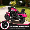 6V Electric Ride-On Motorcycle for Kids with Headlight, Music, and Training Wheels