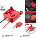 18V Battery Adapter for Power Wheel RC Car with Red LED Work Light Switch