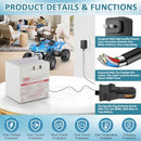 12-Volt Power Wheels Charger for Gray Battery with Orange Top