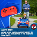 Dynacraft Spider-Man 6V Electric Ride-On Car with Lights and Sounds