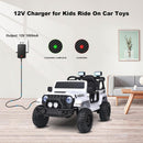Quick Charge 12V Power Adapter for Children's Ride-On Toys - Safety Certified