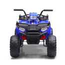 24V Electric Quad ATV for Kids with 6MPH Speed, Twist-grip Throttle, and Foot Brake