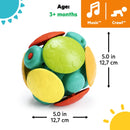 Bright Starts Wobble Bobble Interactive Activity Ball for Babies and Toddlers
