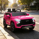 Pink 12V Electric Ride-On Car for Girls