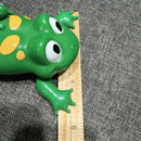 Froggy The Frog: Vibrant Green Bath Buddy Also Scoots On Floor Pool Toy Works!
