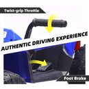 24V Electric Quad ATV for Kids with 6MPH Speed, Twist-grip Throttle, and Foot Brake