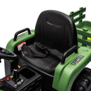 24V Battery-Powered Ride-On Tractor with Trailer, Remote Control, LED Lighting, and MP3 Player