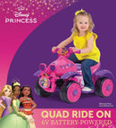 Disney Princess 6 Volt Electric Quad for Toddlers - Pink