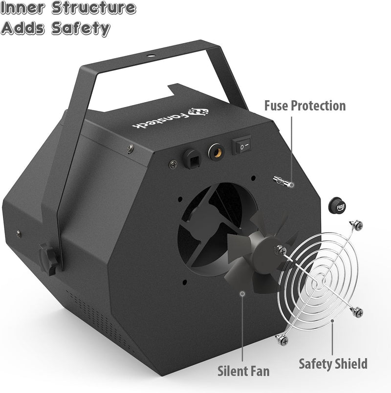 Wireless Automatic Metal Bubble Machine, Produces Over 10,000 Bubbles, for Indoor and Outdoor Use