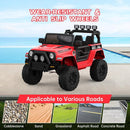 12V Electric Ride-On Truck for Kids with Remote Control, Suspension, and LED Lights