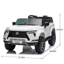 24V Double Seat Kids Ride-On Car with 2.4G Remote Control, Bluetooth, and LED Lights
