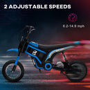 350W Electric Off-Road Motocross Bike with 15 MPH Twist Grip Throttle