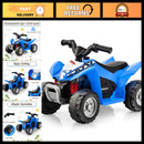 Toddler Electric ATV Ride-On, 6V Battery Operated Quad Car with LED Lights