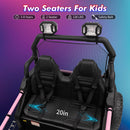 24V 2WD Metal Frame Kids 2-Seater Ride-On UTV Car with Remote Control