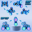 Glow-in-the-Dark Remote Control Car for Kids 6+ with Headlights and Wheel Lights - Blue