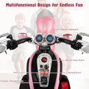 Pink 6V Battery Operated 3-Wheel Chopper Motorcycle for Kids