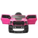 Pink 12V Remote Control Ride-On Car for Kids Ages 3-6 with 4-Wheel Shock Absorption