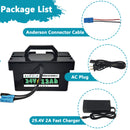 24V 12Ah Lithium Replacement Battery for Kids Ride-On and Toy Cars