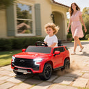 Chevrolet 12V Electric Ride-On Car for Kids in Red