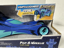 PJ Masks Cat-Car Toy with Pop-A-Wheelie Feature, Lights, and Sounds