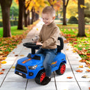Hot Wheels - Foot-Powered Ride-On Toy with Smooth-Rolling Wheels and Storage Compartment