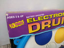 1998 KIDS TT TUNES ELECTRONIC DRUM WITH STICKS FOR AGES 3 AND UP