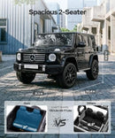 Mercedes Benz G-Class G500 Black 24V Ride-On Toy for Two Kids