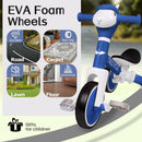 FZHZZ 4-in-1 Balance Bike for Toddlers Aged 1-3 Years, Perfect for Boys and Girls