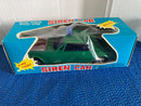 Vintage SIL Toys Battery Operated Police Car Made In Hong Kong works IOB